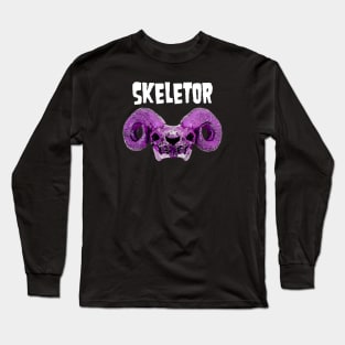 Skeletor's Havoc Staff Head Long Sleeve T-Shirt